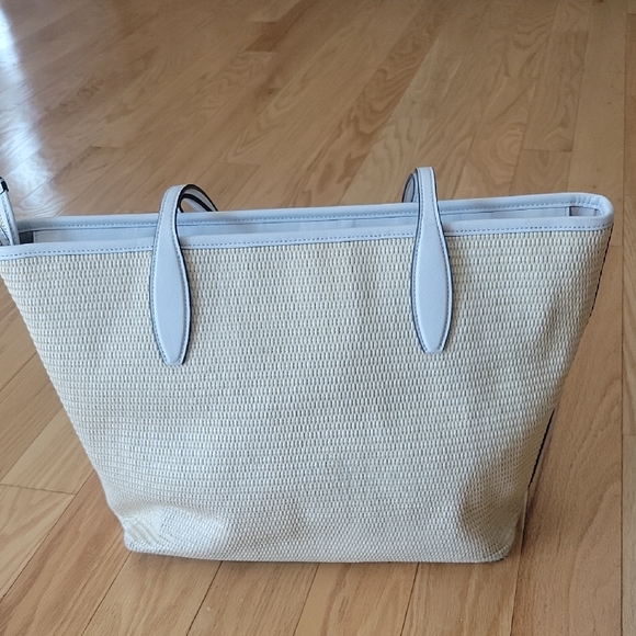Kate Spade Ash Straw Lemon Zest Tote - Picture 5 of 14